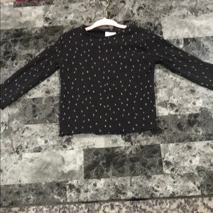 Zara baby girl ribbed shirt size 9-12 months